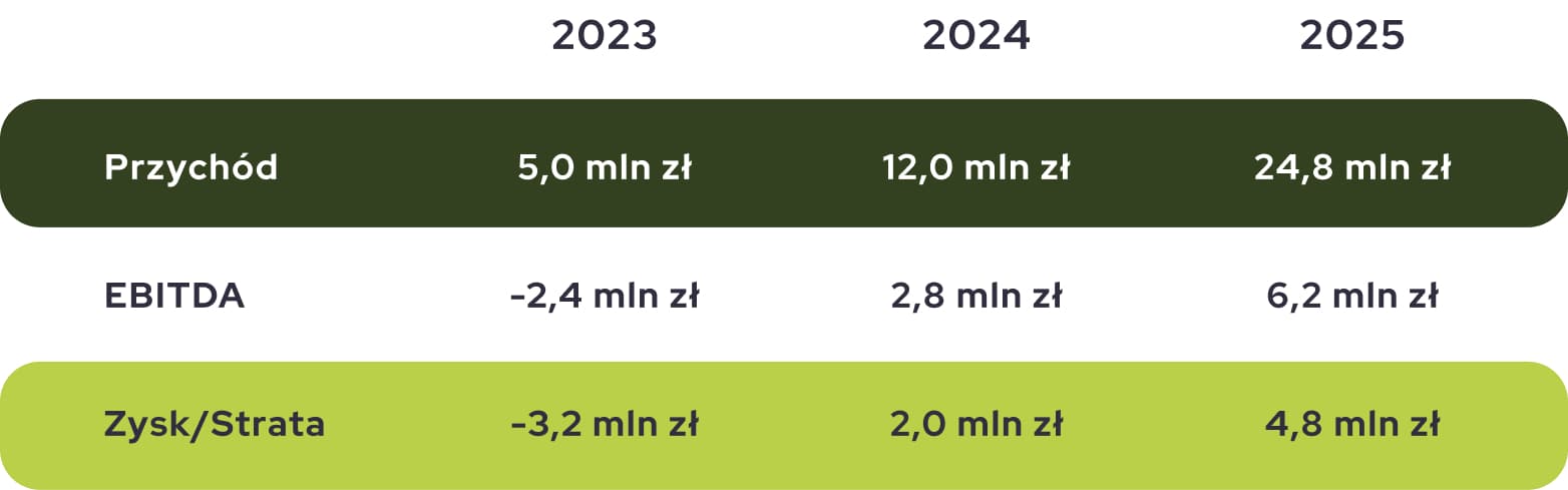 Prognoza finansowa tabela